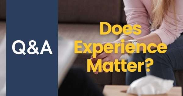 Does Experience Matter?