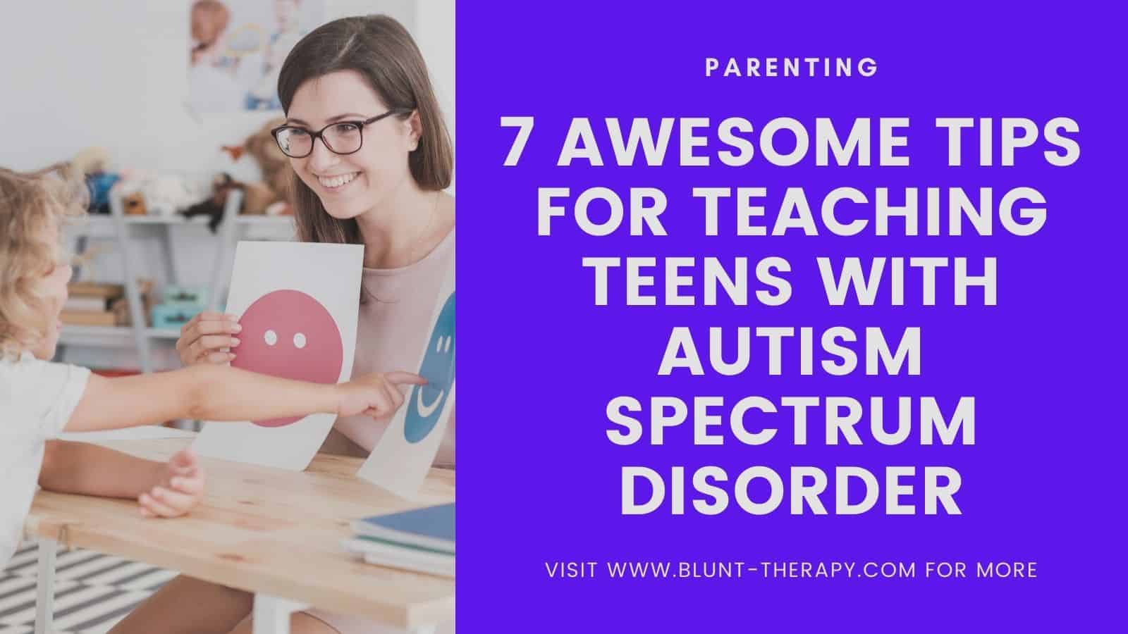 Teens With Autism Spectrum Disorder